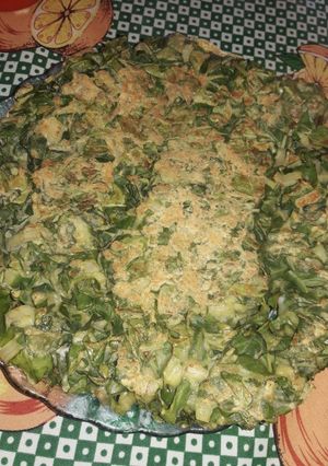 Una foto de Tortilla de acelga
