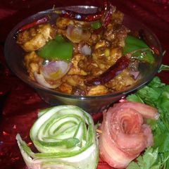 A picture of Kung pao chicken.