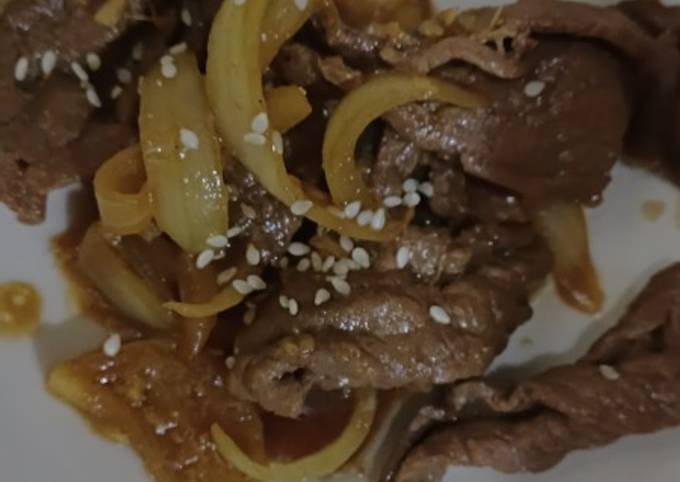 Cara bikin Teriyaki beef Cara bikin Teriyaki beef