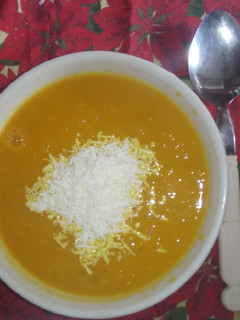 Una foto de Crema de auyama sin leche🍜
