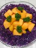 Ensalada Especial con Col Roja y Melón!