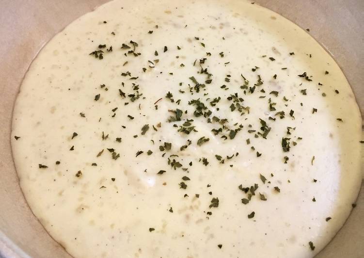 Resep: LezatBechamel sauce untuk lasagna