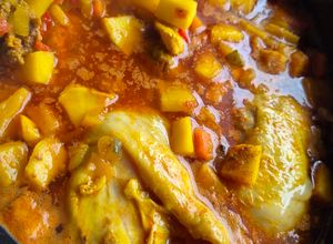 Une photo de Couscous royal en cocotte