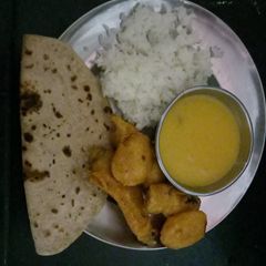 A picture of Dal chawal.