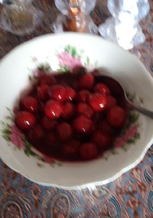 عکسی از دستور ترشک آلبالو