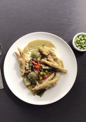 รูปของ แกงเขียวหวานตีนไก่