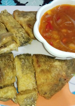 Foto resep Gurame goreng tepung saos asam manis