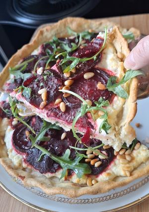 Une photo de Tarte betterave, fêta