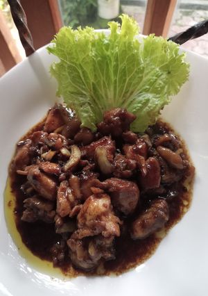 Foto resep Chicken black pepper ala saori 15 menit👍🍛
