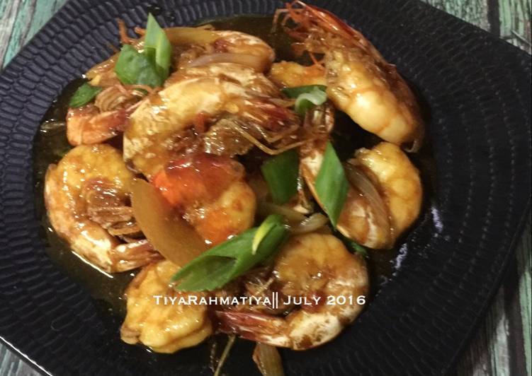 Resep Udang goreng saus tiram, Bisa Manjain Lidah