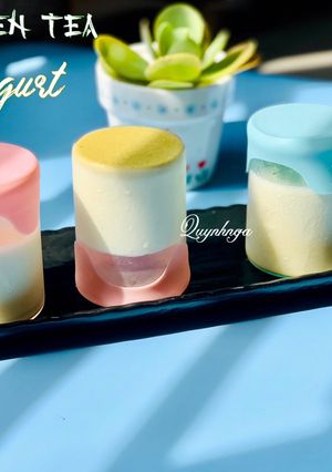 Hình của món Sữa chua trà xanh.