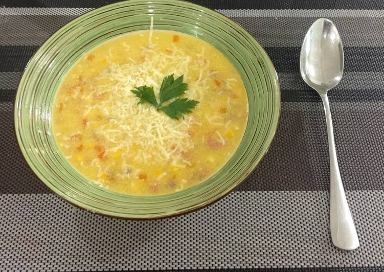 Resep Cream soup jagung 👍 oleh sarah - Cookpad