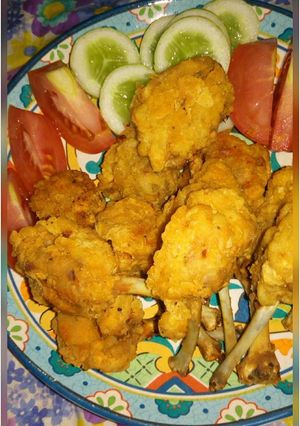 A picture of Fried Chicken Lollipops.