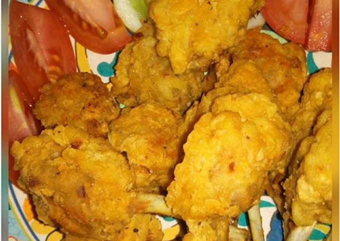 Steps to Prepare Perfect Fried Chicken Lollipops