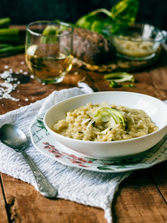 Una foto de Risotto de espárragos