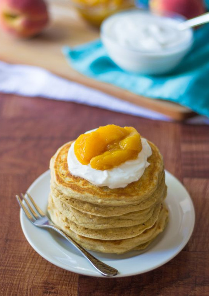 Una foto de Pancakes de avena