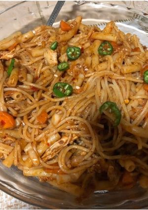 A picture of Veg pasta.