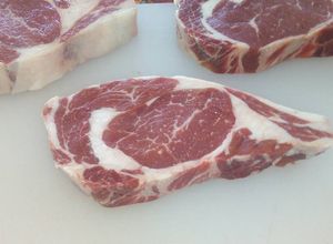 Una foto de Rib eye al horno