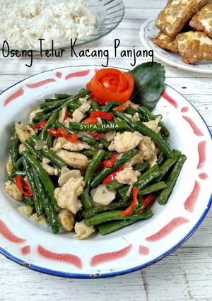 Foto resep Oseng Telur Kacang Panjang #week42