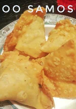A picture of Aloo samose 😃😃.