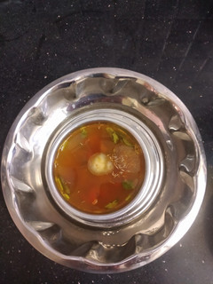 * தக்காளி, பூண்டு,மிளகு, சீரக ரசம்*(rasam recipe in tamil) செய்முறை முக்கிய புகைப்படம்