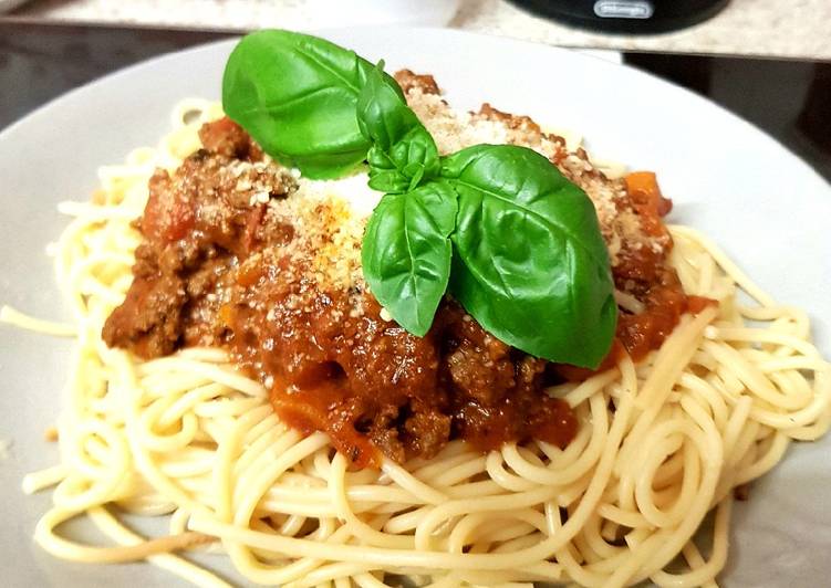 Recipe of Ultimate My Spaghetti Bolognaise. 😊