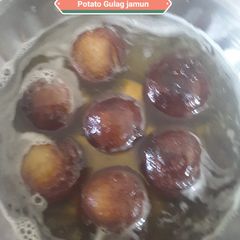 Potato Gulab Jamun A picture of Potato Gulab Jamun.
