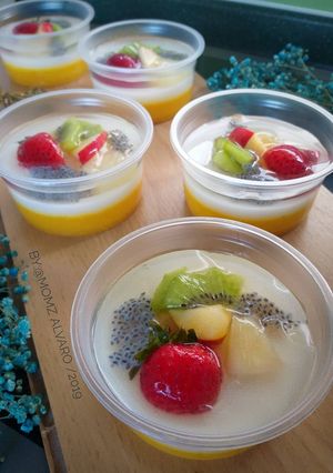Foto resep Puding buah