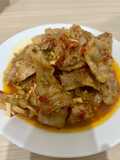 Samgyeopsal (Perut Babi / Pork Belly) Oseng Mercon (bisa diganti daging sapi shortplate)