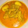 Sayur labu siam.lontong sayur