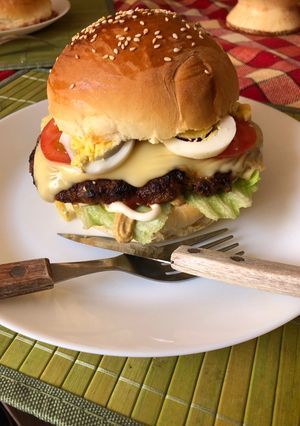 Házi hamburger recept fotója