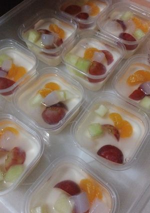 Foto resep Puding Buah