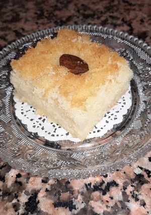 Una foto de Basbousa