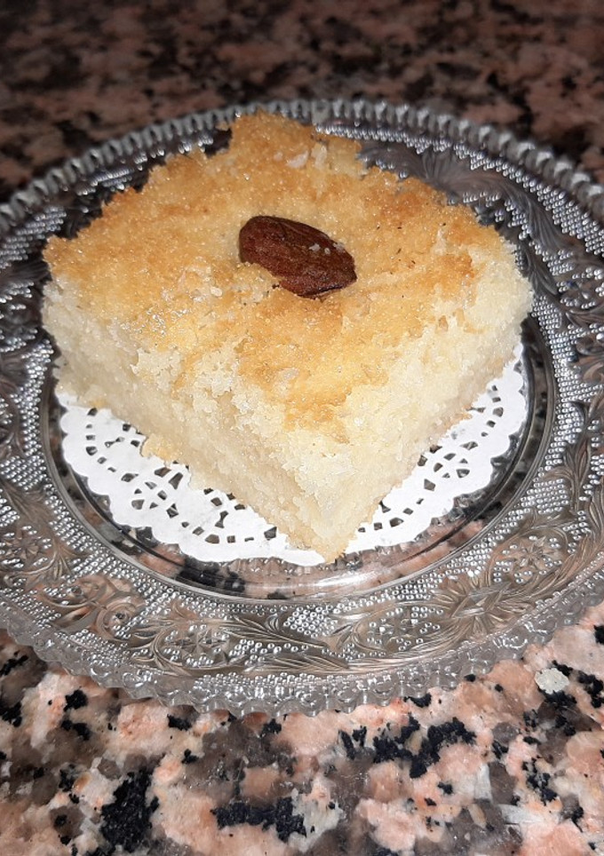 Una foto de Basbousa