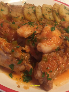 Una foto de Pollo a la Pantoja