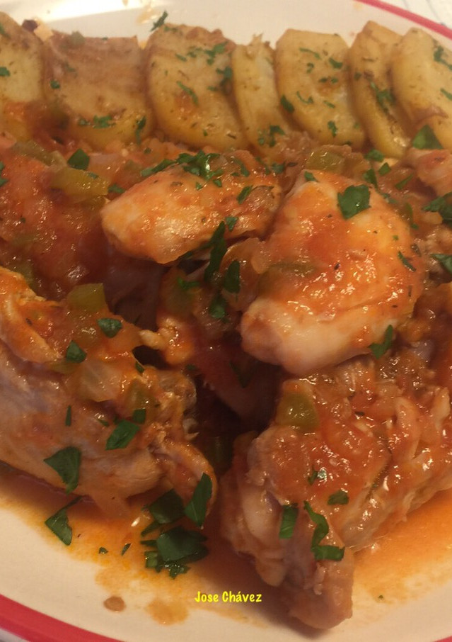 Una foto de Pollo a la Pantoja