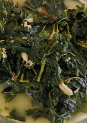 Foto resep Daun Singkong Teri Santan