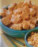 Tofu salteado con salsa de Cacahuate y Guindilla