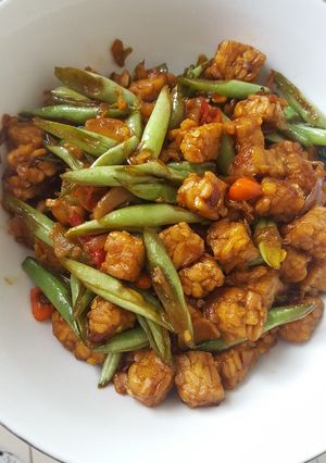 Foto resep Tumis tempe dan buncis