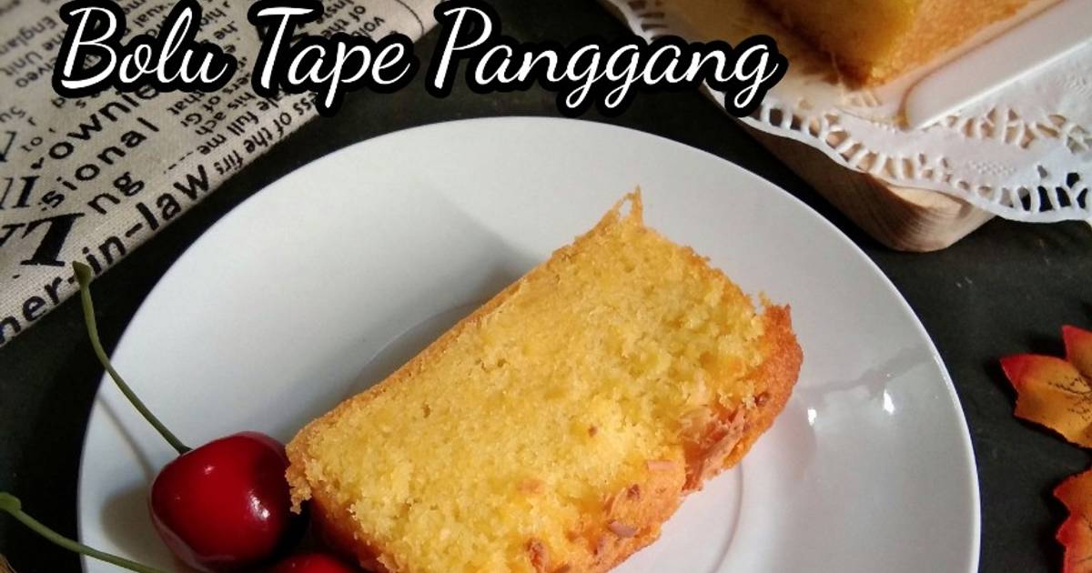 Resep Bolu Tape Panggang Lembut 2 telur (tanpa SP) oleh Bunda Melvy