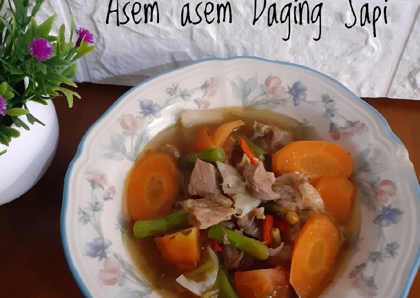 Asem asem Daging Sapi