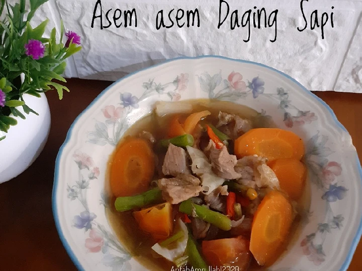 Cara Gampang Membuat Resep Asem asem Daging Sapi yang Lezat Sekali