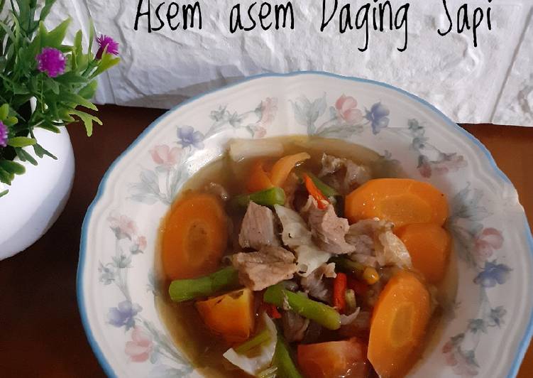 Cara Gampang Menyiapkan Asem Asem Daging Sapi Enak Tutorial Resep Komplit Cara Gampang Menyiapkan Asem Asem Daging Sapi Enak Tutorial Resep Komplit