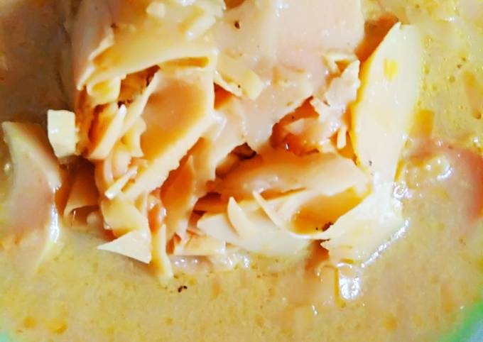 Ini dia! Bagaimana cara membuat Rebung masak santan yang enak