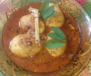 Resep Populer Rendang telor sederhana tanpa santan Enak dan Sehat