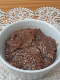 Foto de "Doce" de banana com pasta de amendoim