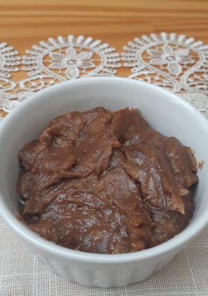 Foto de "Doce" de banana com pasta de amendoim