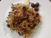 Une photo de gratin avec aillet