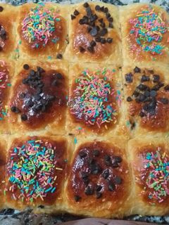 صورة لوصفة خلية النحل محشوة بكريمة لذيذة