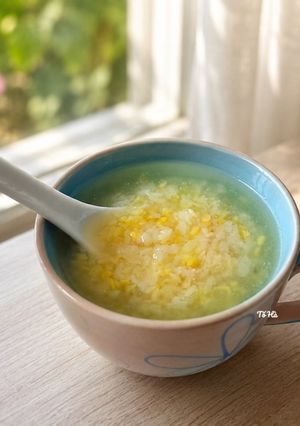 Hình của món Chè cốm-đậu xanh.